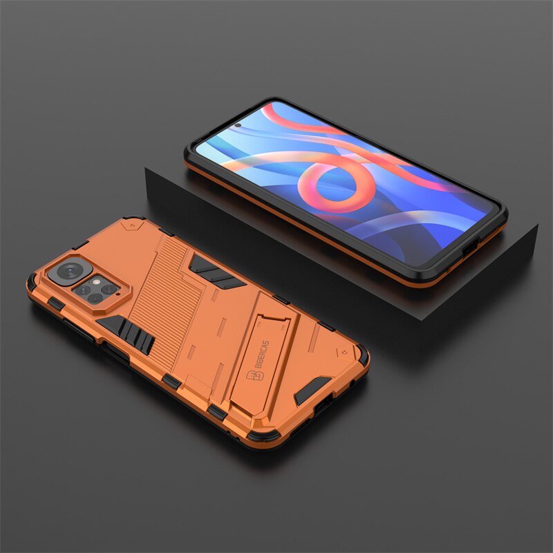 For Xiaomi Redmi Note 11 11S Case Armor Shockproof Phone Cases For Redmi Note11 Pro 11Pro Magnetic Holder Stand Back Cover