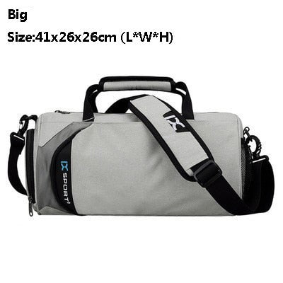 INOXT Men Women Fitness Training Dry Wet Gym Bags Waterproof Travel Shoulder Bag Outdoor sac de sport Handbag 40L Large Capacity