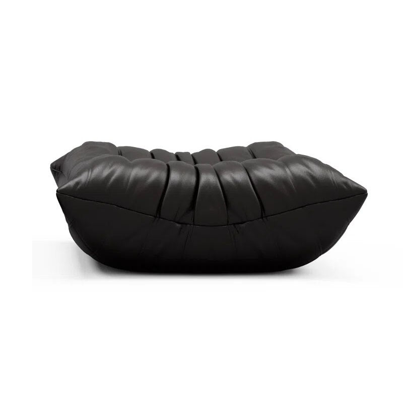 Fireside Chair, Soft Suede Lounge Chair Lazy Floor Sofa Accent Bean Bag Couch for Living Room Corner Chair Bedroom Salon Office