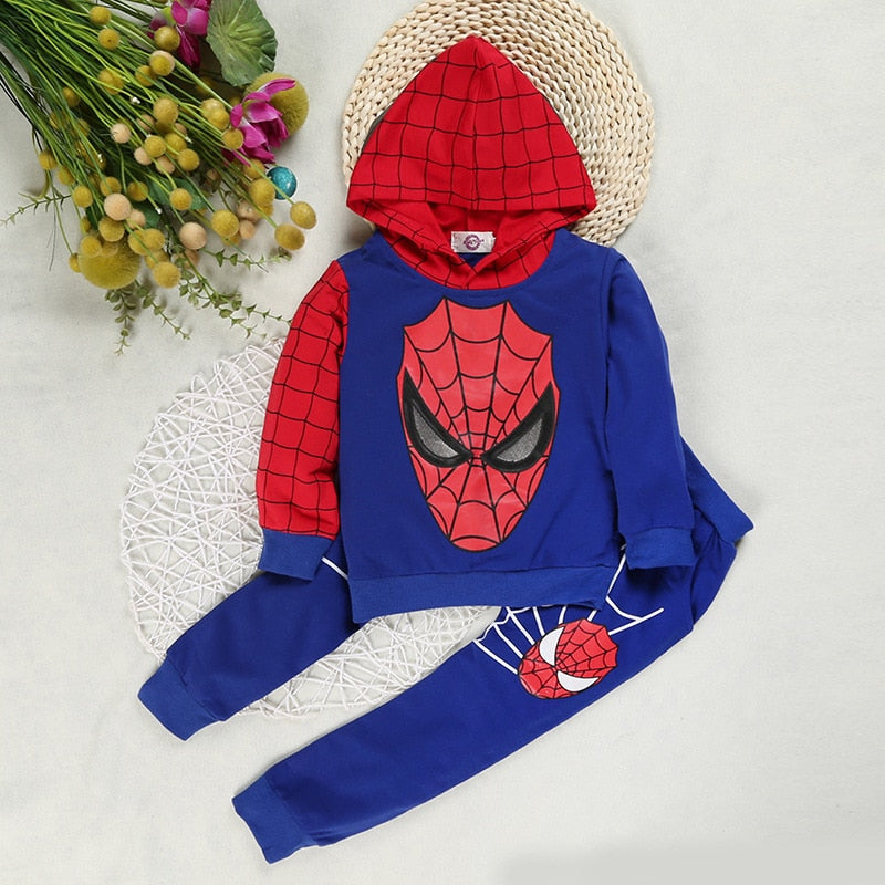 Baby Boys Clothing Sets Toddler Cartoon Hoodies Sweatshirt+Pants 2Pcs Tracksuits Clothes Children Festival Cosplay Costume