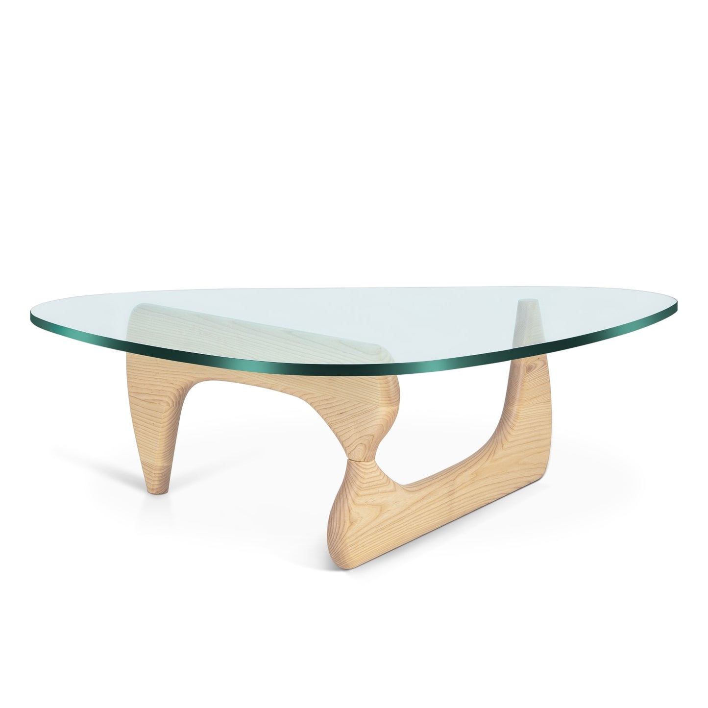 Triangle Glass Coffee Table Solid Wood Coffee Table Medieval Designer Vintag Minimalist Modern Nordic Furniture Living Room