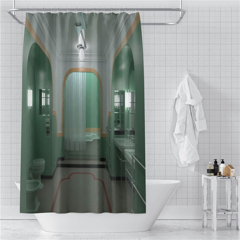 The Shining Room 237 Shower Curtain Set with Grommets and Hooks for Bathroom Decor