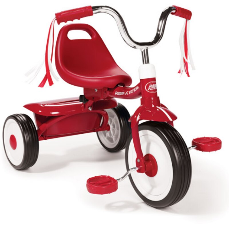 Radio Flyer Ready to Ride Folding Trike Fully Assembled, Red