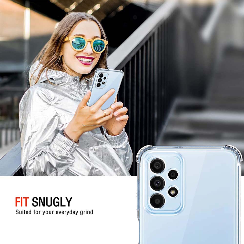 Clear Case For Samsung Galaxy A23 5G Case A13 4G A23 A33 5G A73 Thick Shockproof Soft Silicone Phone Cover for Samsung A53 5G