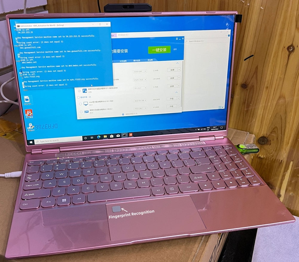 Woman Laptop 15.6" 2K IPS 16GB RAM 512GB SSD Office Computer Cheap Portable Intel N5105 With Fingerprint Recognition Windows 11