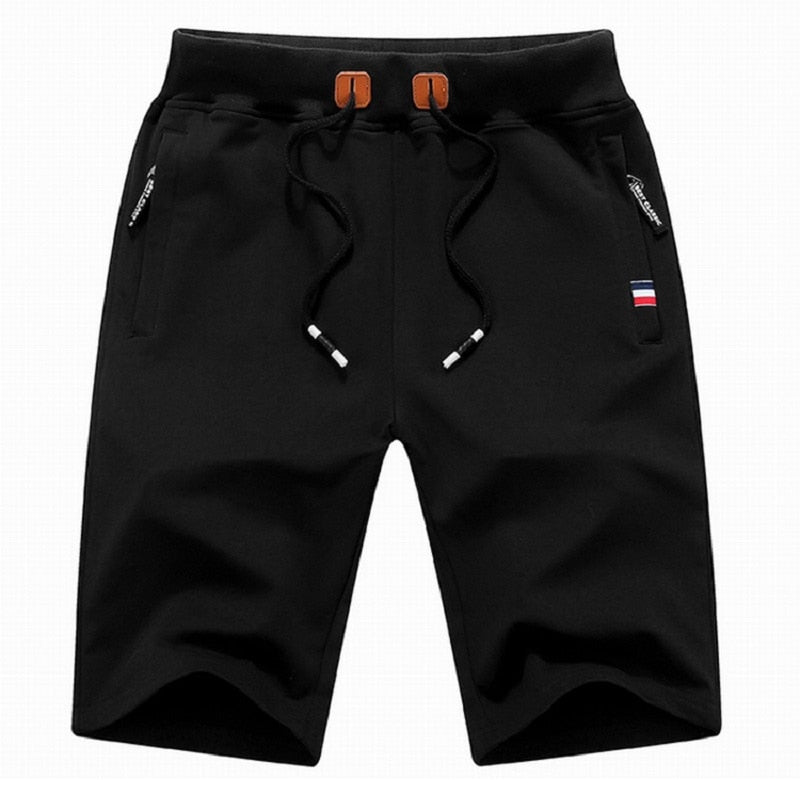 2022 New Men&#39;s Shorts Summer Breeches Cotton Casual Sweat Bermudas Men Black Homme Classic Brand Clothing Beach Shorts Male