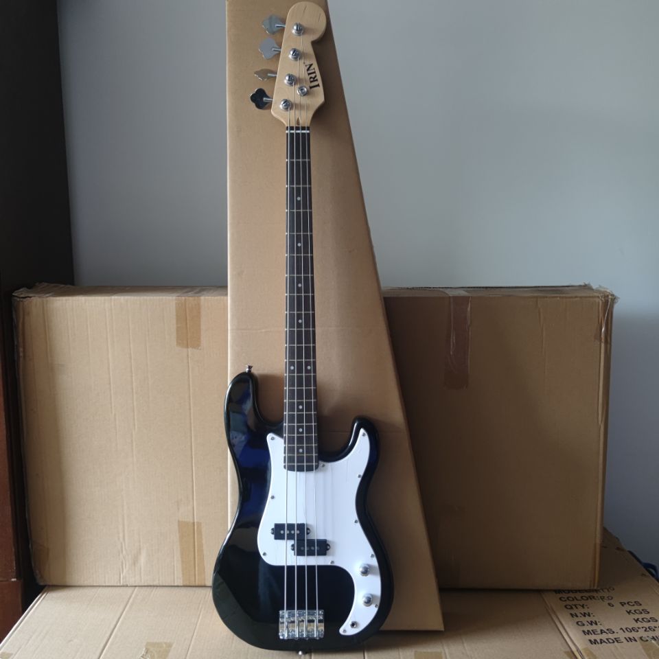 4 Strings Bass Guitar 20 Frets Basswood Body Electric Bass Guitar Stringed Musical Instrument With Cable Wrenches Accessories