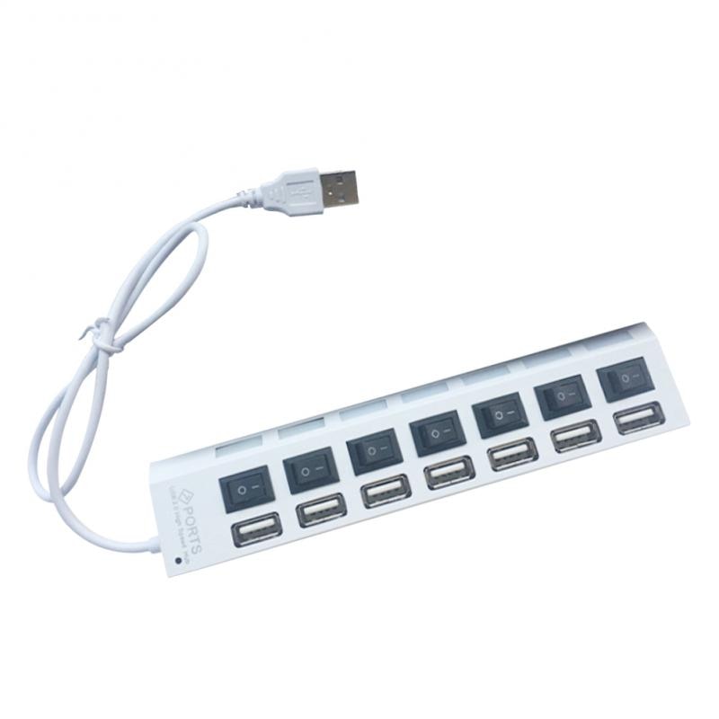 RYRA High Speed 4/7 Ports USB HUB 2.0 Adapter Expander Multi USB Splitter Multiple Extender With Switch 30CM Cable For PC Laptop