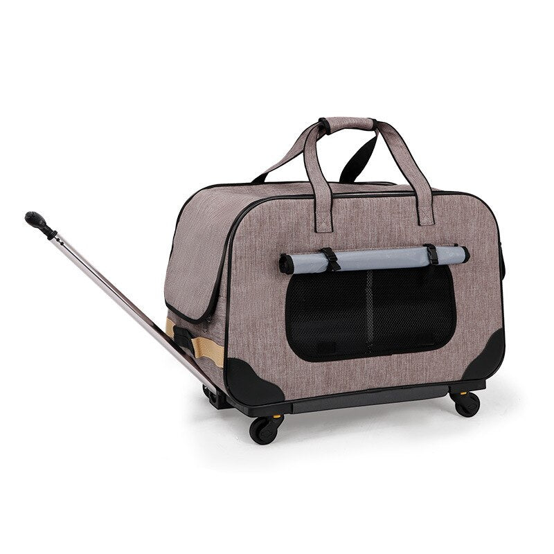 Portable Folding Pet Stroller Dogs Cat Cart Carrier Supplies Outdoor Travel Pet Carrier with Wheels Cage Backpack