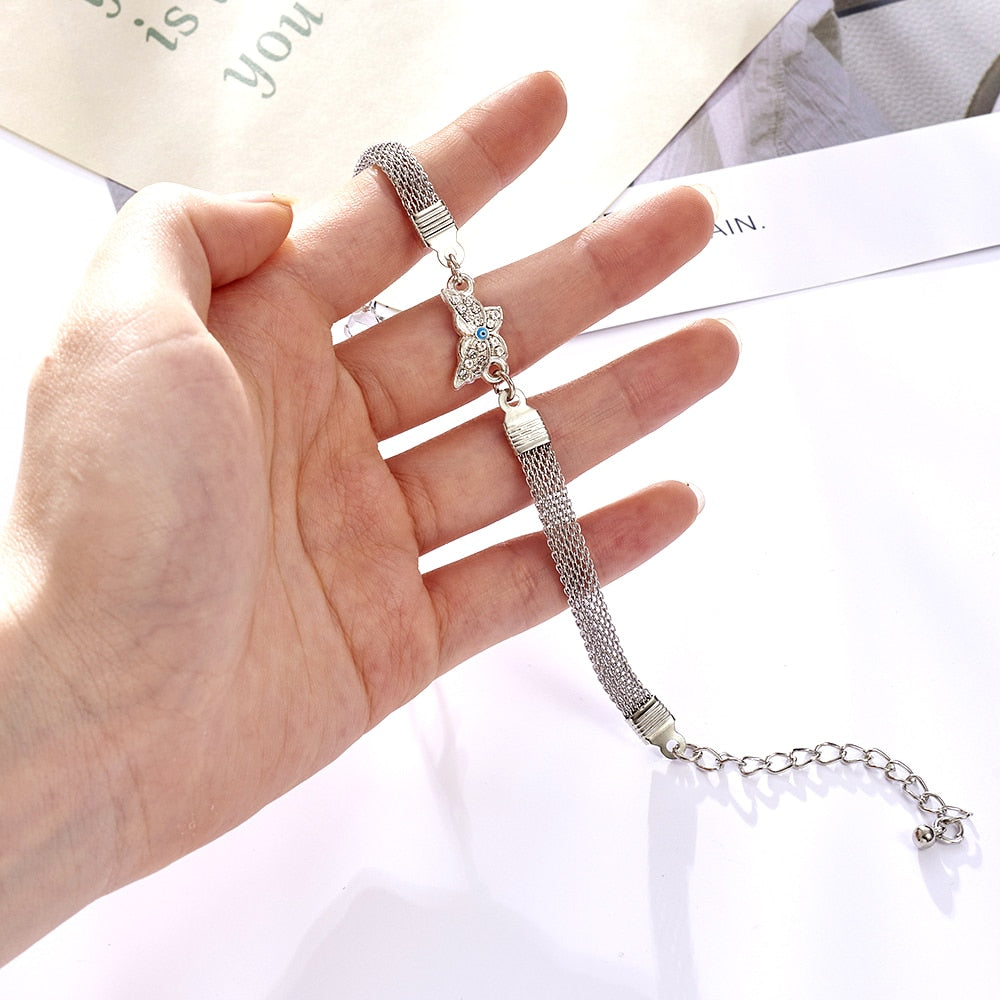 Rhinestone Infinity Bracelet Men&#39;s Women&#39;s Jewelry 8 Number Pendant Charm Blange Couple Bracelets For Lover Friend Women Gifts