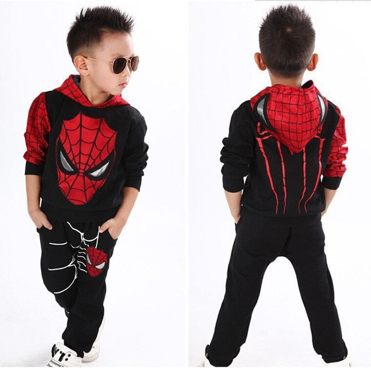 Baby Boys Clothing Sets Toddler Cartoon Hoodies Sweatshirt+Pants 2Pcs Tracksuits Clothes Children Festival Cosplay Costume