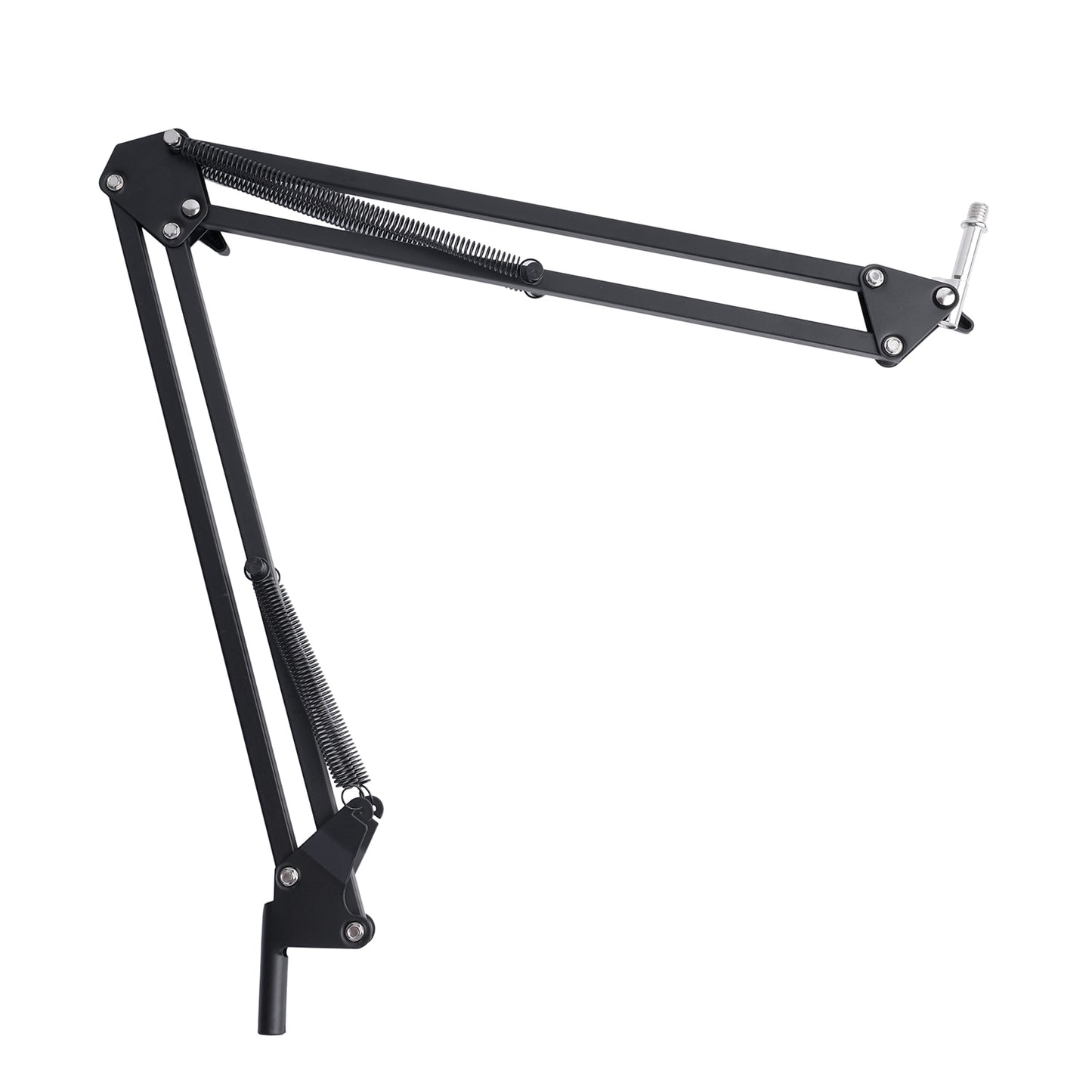 Extendable Recording Microphone Holder Suspension Boom Scissor Arm Stand Holder with Mic Clip Table Mounting Clamp