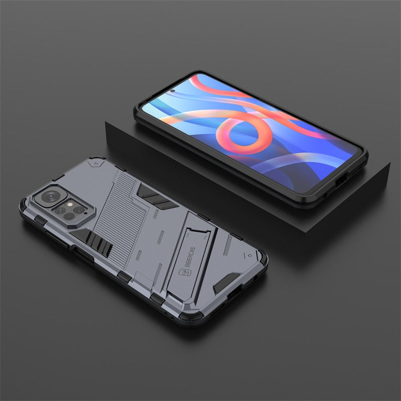 For Xiaomi Redmi Note 11 11S Case Armor Shockproof Phone Cases For Redmi Note11 Pro 11Pro Magnetic Holder Stand Back Cover