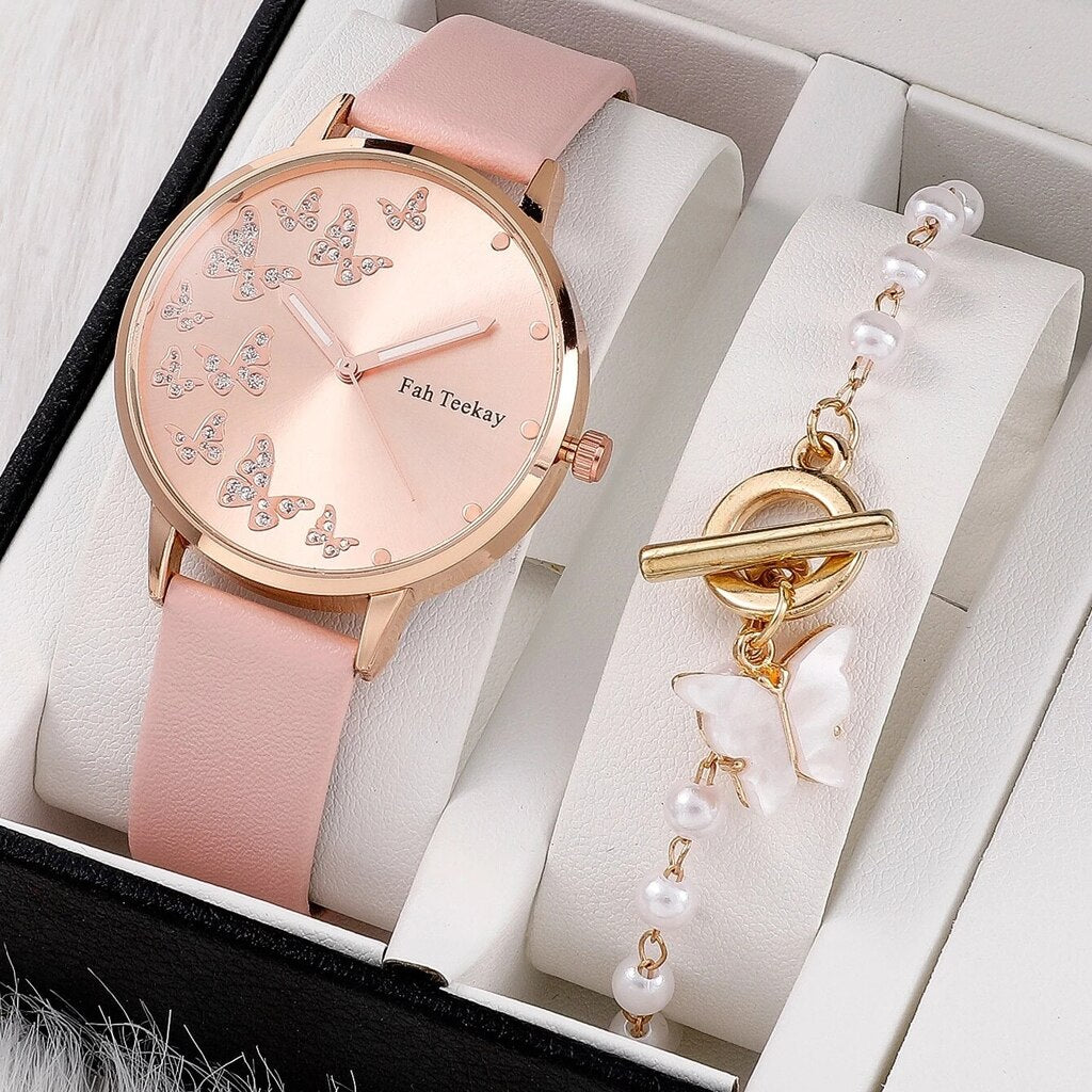 2022 New Watch Women Fashion Casual Leather Belt Watches Simple Ladies Round Dial Quartz Wristwatches Dress Clock Reloj Mujer