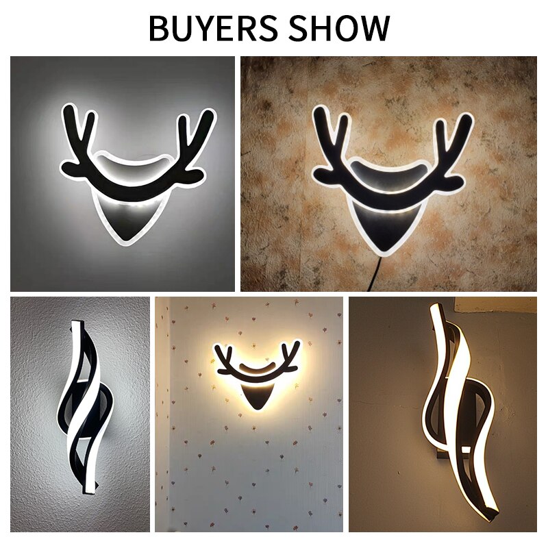 Modern Wall Lamps For Rotation Living Room Lights Bedroom bedside Aisle Corridor Foyer Hall Spin Indoor Lighting Home fixtures