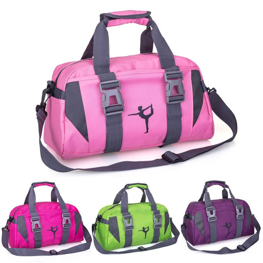Yoga Fitness Bag Waterproof Nylon Training Shoulder Crossbody Sport Bag For Women Fitness Travel Duffel Clothes Gym Bags