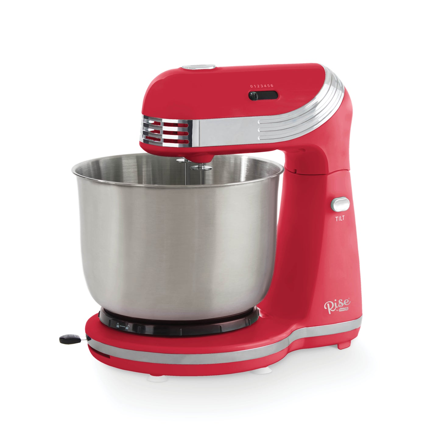 Rise By Dash Stand Mixer, 6 Speed, 3 Quart Sky Blue