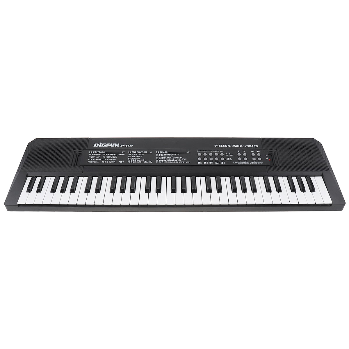 61 Keys Electronic Keyboard Piano Portable Digital Music Key Board with Microphone Children Gift Musical Enlightenment