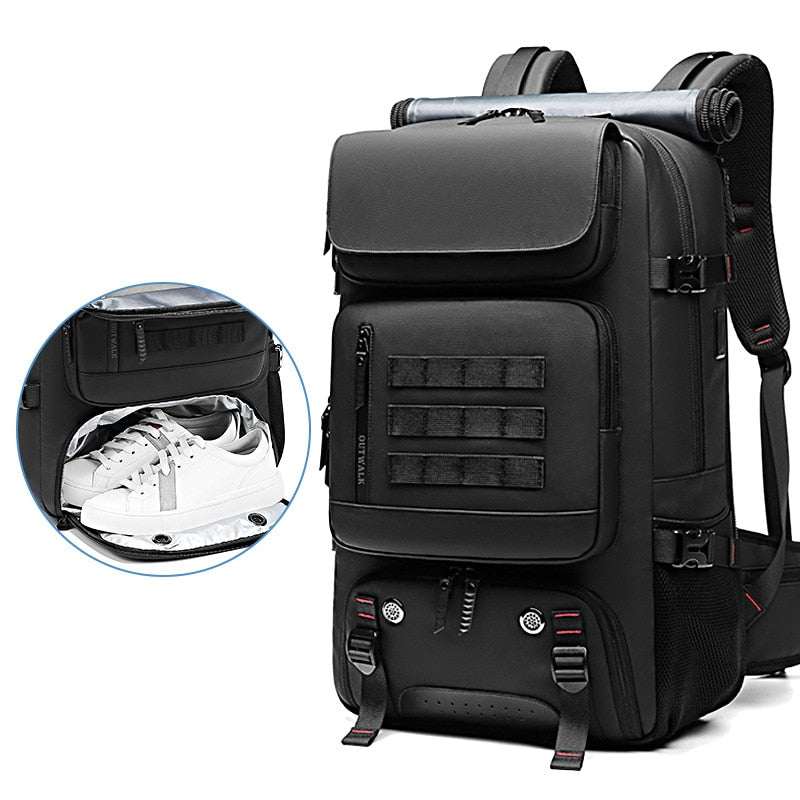 2022 large capacity 60L outdoors backpack Men Mountaineering bag waterproof Laptop Backpack travel Business Backpack Shoe bag