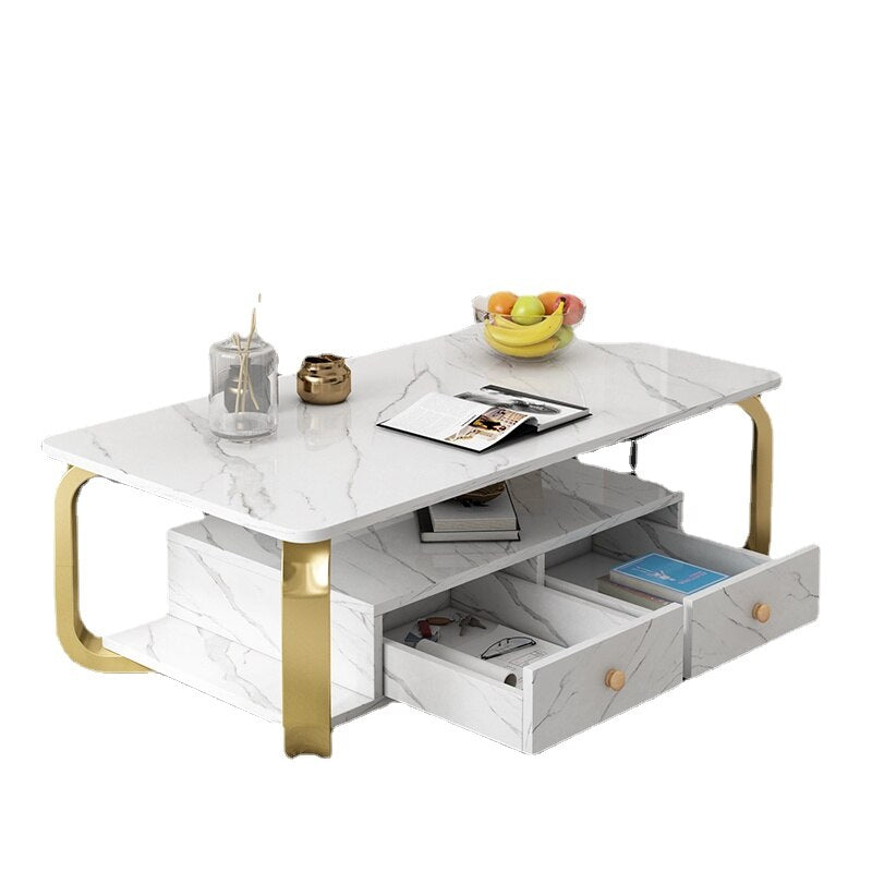 Floor Dining Side Table Modern Gold Mesa Lateral Luxury Side Table Dressing Bedroom Mesa Auxiliar Salon Living Room Furniture L