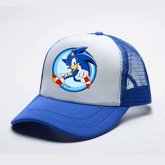 2022 Sonic hat brand Baseball cap Boy girls hat Baseball Cap Children Sun Hat Toddler child beach play Outdoor Visor Hats