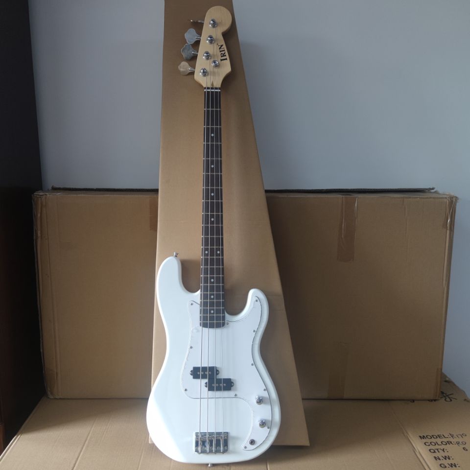 4 Strings Bass Guitar 20 Frets Basswood Body Electric Bass Guitar Stringed Musical Instrument With Cable Wrenches Accessories