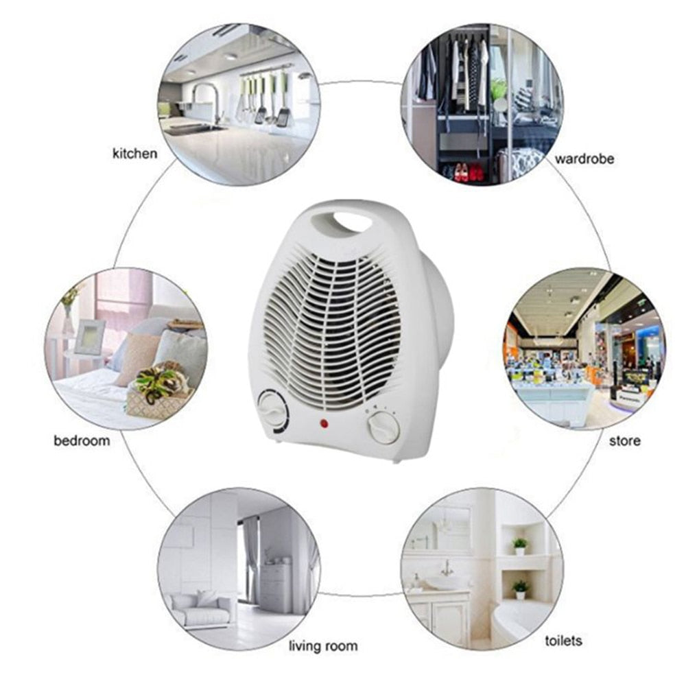 Winter Instant Heater for home 2000W Electric Fan Heater for Room Indoor PTC Ceramic Heating Device New Arrival Hand Warmer