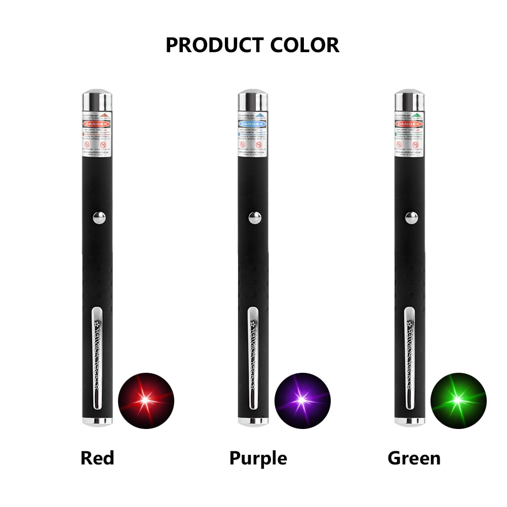 Interactive LED Toy for Cats Dogs Multifunctional Presentation Pen to Satisfies Pets Hunting Chasing Exercising Green Blue Red