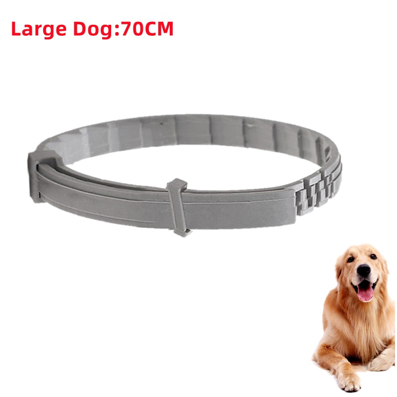 Dog Anti Flea And Ticks Cats Collar Pet 8Month Protection Retractable Pet Collars For Puppy Cat Large Dogs Accessories