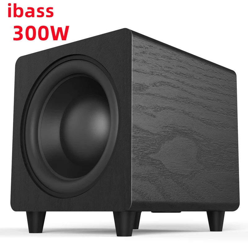 ibass10 inch 300W subwoofer home theater portable computer speake digital transmission lossless sound quality TV speaker