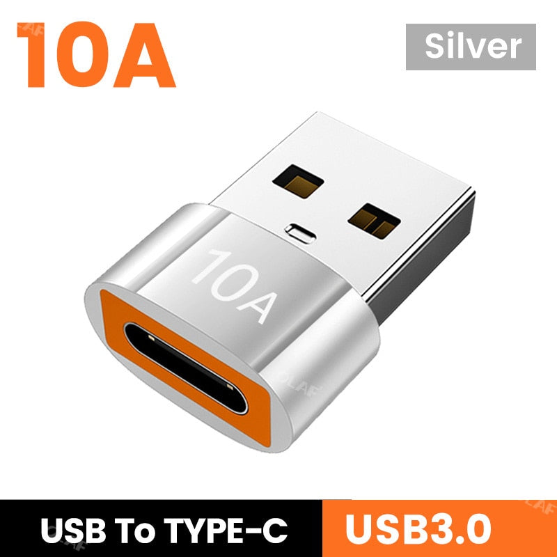Olaf 10A OTG USB 3.0 To Type C Adapter TypeC Female to USB Male Converter Fast Charging Data Transfer For Macbook Xiaomi Samsung