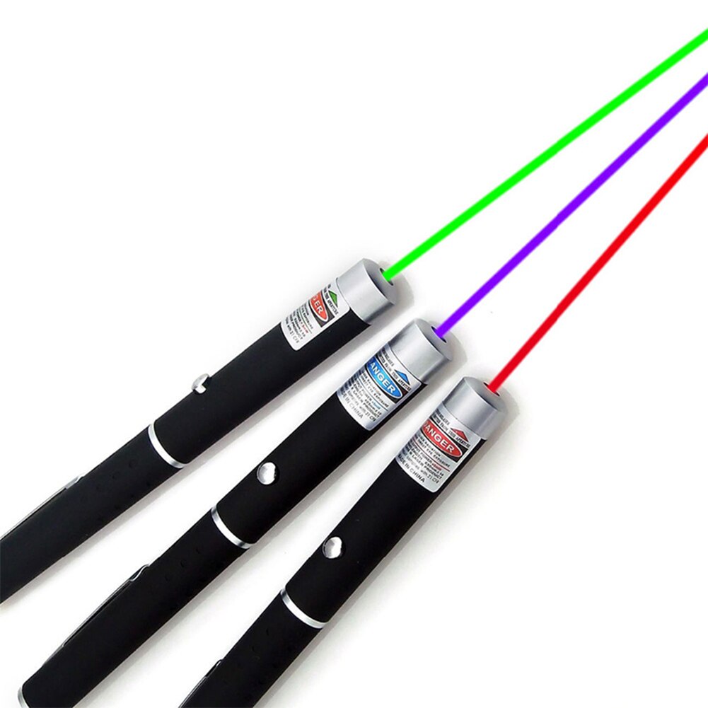Pet Cat Training Light Flashlight Powerful Chase Red/Blue/Green Pointer Funny Adult Play Toy Cool Pointer Pen LED Stick Light