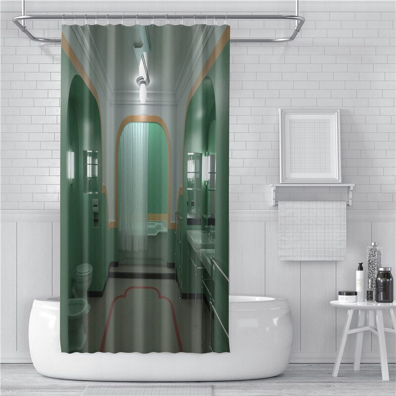 The Shining Room 237 Shower Curtain Set with Grommets and Hooks for Bathroom Decor