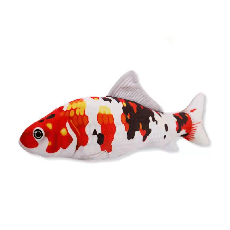 Cat Toy Training Entertainment Fish Plush Stuffed Pillow 20CM Simulation Fish Cat Toy Fish Interactive Pet Chew Toys