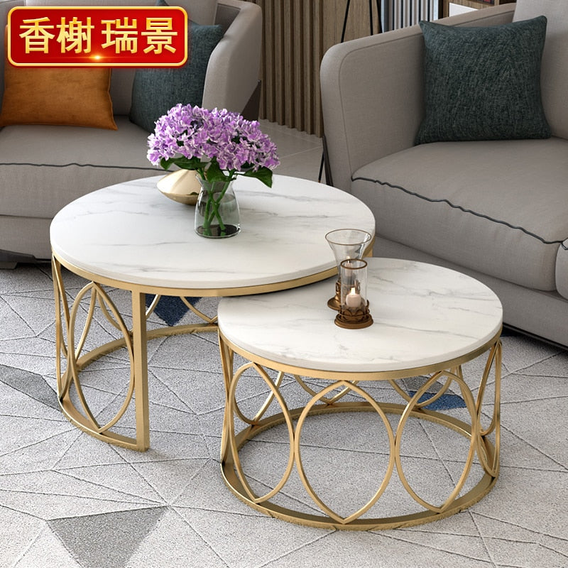 Console Center Table Living Room Bed Side Nordic Desk Round Coffee Table Modern Corner Mesas De Maquiagem Home Furniture XF35XP