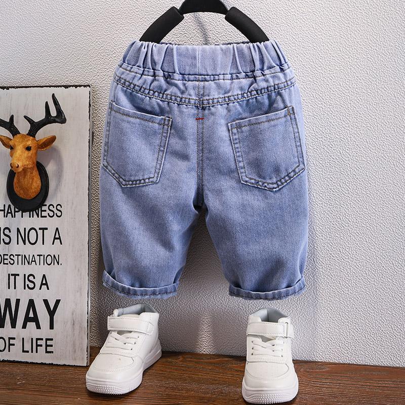 2022 summer children&#39;s Pants Dora A Jeans Baby Girl Clothes Kids Boy cartoon denim shorts boy&#39;s Jeans 2-7 Fashion child Clothing