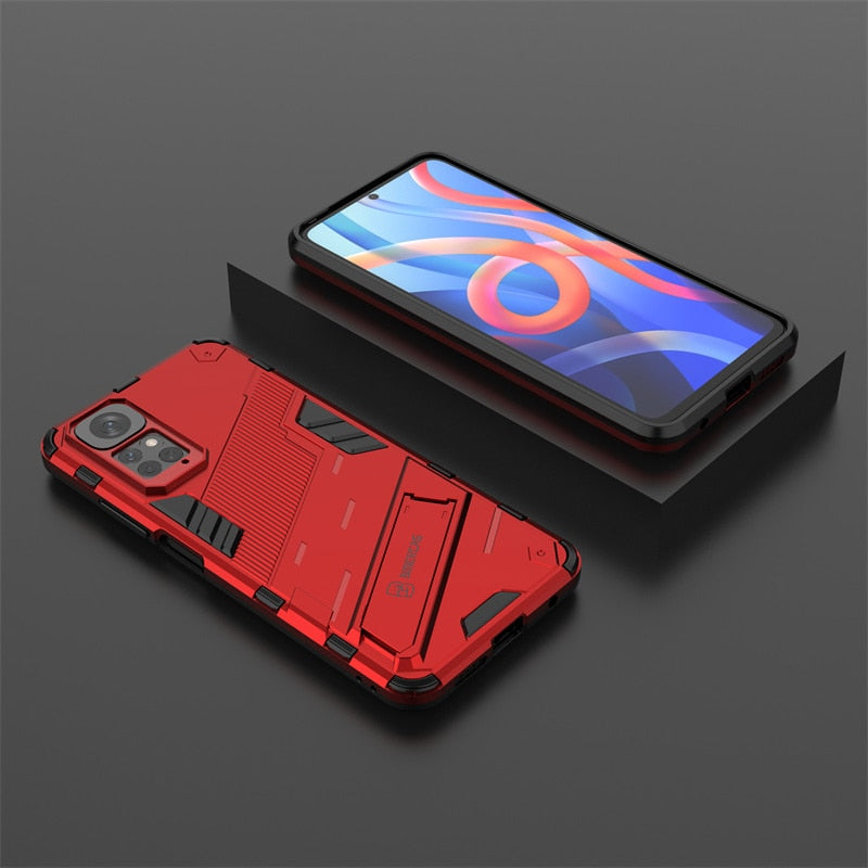 For Xiaomi Redmi Note 11 11S Case Armor Shockproof Phone Cases For Redmi Note11 Pro 11Pro Magnetic Holder Stand Back Cover