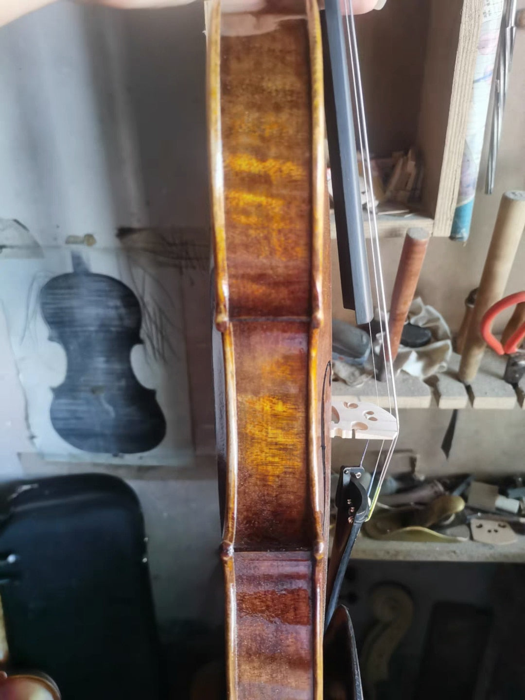 Guarneri 1742 Lord Wilton Handmade Violin 4/4 Italian retro Oil varnish Maple Violin professional Musical Instruments with case