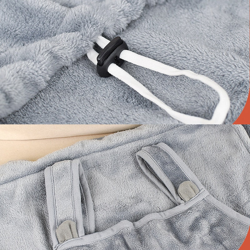 Pet Pet Carrier Apron Outdoor Travel Small Cat Dogs Hanging Chest Bag Cat Sleeping Pocket Winter Plush Pets Carrier Pouch