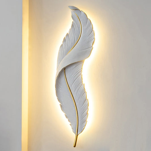 interior wall lamp nordic decoration modern luxury lamp bedroom LED feather wall lamp bedside living room wall décoration home