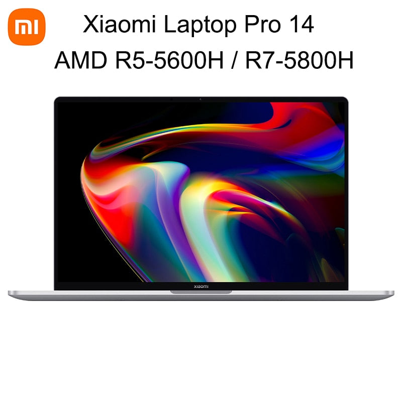 Original Xiaomi Laptop Pro 14 14 Inch 2.5K 120Hz Screen Notebook  AMD Ryzen R7 5800H 16GB 512GB SSD PC laptop Computer Netbook