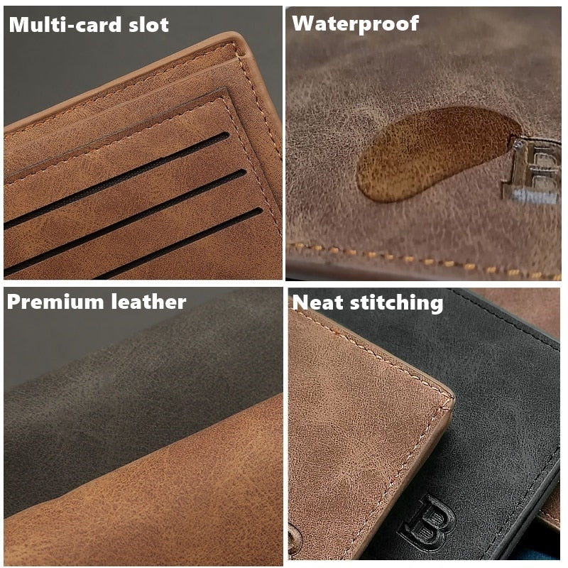 2022 New Men Wallets Small Money Purses Wallets New Design Dollar Price Top Men Thin Wallet With Coin Bag Zipper Wallet